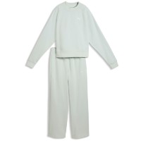 Costum sportiv damă Puma Loungewear Sweat Suit Comfort Fl Cl Creme de Mint, s.XL