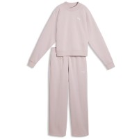 Costum sportiv damă Puma Loungewear Sweat Suit Comfort Fl Cl Misty Pink, s.M