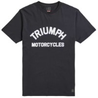 Tricou bărbătesc Triumph Burnham Jet Black (MTSS20010-XL)