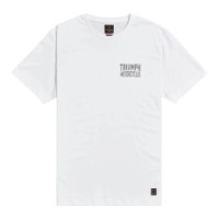 Tricou bărbătesc Triumph Piston Rich White (MTSS25105-M)