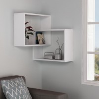 Настенная полка Hanah Home Ring White