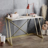 Письменный стол Hanah Home Anemon White Gold