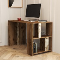 Письменный стол Hanah Home Lima Walnut White Marble
