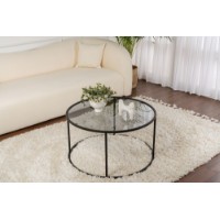 Măsuţă cafea Hanah Home Black Grey 80