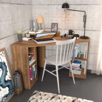 Письменный стол Hanah Home Floating Walnut