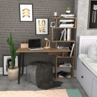 Masa de birou Hanah Home Vina Walnut