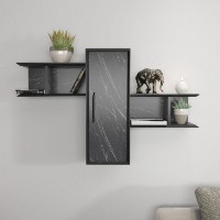 Настенная полка Hanah Home Olida Bendire Black