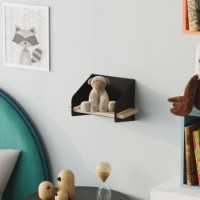 Настенная полка Hanah Home Short Arm Black