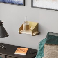 Настенная полка Hanah Home Short Arm Gold
