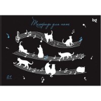 Тетрадь BG Мяу-музыка A5/24p (ТН5ск24 57829)