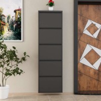 Обувница Hanah Home 5 Piece Metal Anthracite