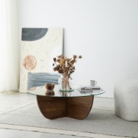 Журнальный столик Hanah Home Lily Wood Walnut