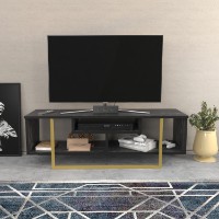 Тумба под ТВ Hanah Home Asal 120 Black Gold