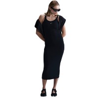 Женское платье Nike Sportswear Chill Knit Tight Mini-Rib Tank Black/Sail, s.S