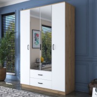 Dulap Rani BA131 Walnut White