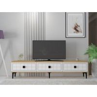 Тумба под ТВ Hanah Home Yuka 180 Sapphire Oak White