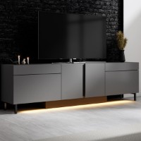 Comodă TV Hanah Home Paris Anthracite