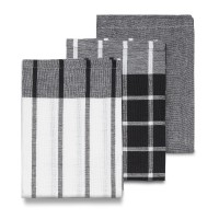 Набор полотенец Kela PASADO 3pcs 65x45cm White/Black (15972/11)
