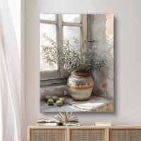Pictură ArtShop Vase with Olive Branch 30x45cm (PNAT115-XL-PL)