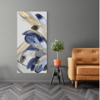 Pictură ArtShop Blue Feathers 30x60cm (PGL239-XL-PL)