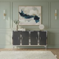 Тумба Hanah Home Tuna 120 Anthracite Silver