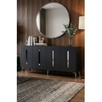 Тумба Hanah Home Rany 180 Anthracite Silver