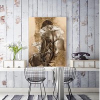 Pictură ArtShop Girl In a Flower 30x60cm (PFA10-XL-PL)