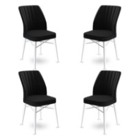 Комплект для столовой Hanah Home Flex Black White