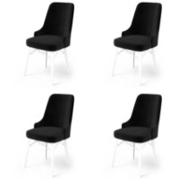 Set scaune Hanah Home Pare Black White