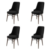 Set scaune Hanah Home Pare Black Brown