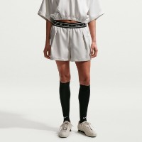 Pantaloni scurți dame Puma Sportswear Loose Mid-Rise Satin Light Bone/Black, s.XL