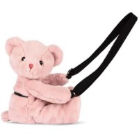 Geantă pentru copil Doudou Bear Pink 30cm (DC4375)