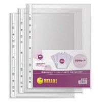 File protectie pentru documente Hello A4 100pcs (H4001)
