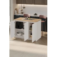 Masă pentru bucătărie Bofigo 34-18-41 Sapphire Oak/White