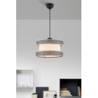 Люстра Opviq Halo Grey White