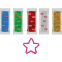 Pastă pentru modelare Lets Finger 5 Colors 20g (L8100)