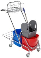 Тележка для уборки Sprintus Chrome Duo 2x17L (301081)