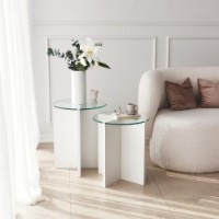 Набор журнальных столиков Hanah Home Lily White