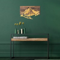 Panou decorativ Wallity Mountain v2 Gold