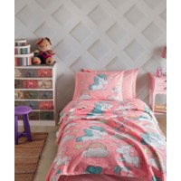 Lenjerie de pat L'Essentiel Unicornio Pink