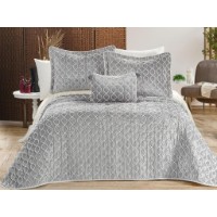 Lenjerie de pat L'Essentiel Brillance Grey