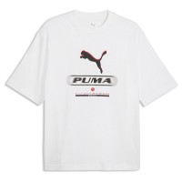 Мужская футболка Puma Sport Street Boxy Graphic Puma White, s.L