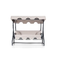 Leagăn de grădină Hanah Home Ruta 2 Cream Black