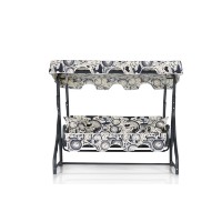 Садовые качели Hanah Home Ruta 4 Black Cream
