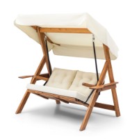 Leagăn de grădină Hanah Home Galata Swing S2 Cream