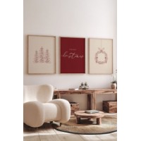 Set de 3 picturi Wallity Nwyearmdl5