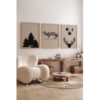 Set de 3 picturi Wallity Nwyearmdl11