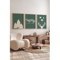 Set de 3 picturi Wallity Nwyearmdl12