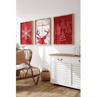 Set de 3 picturi Wallity Nwyearmdl17