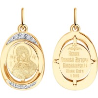 Подвеска SOLOVOV JEWELRY 51-132-02855-1 1,59g